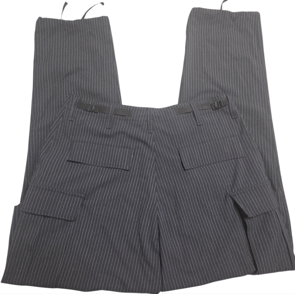 Rag & Bone Sands Trousers Salstripe Navy Size 10 - Picture 9 of 12